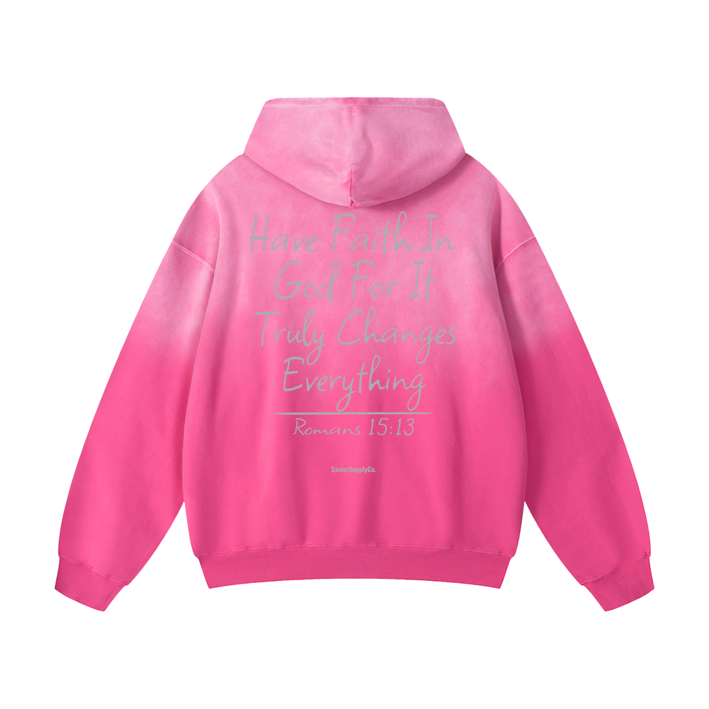 "Sunfade" Have Faith Hoodie