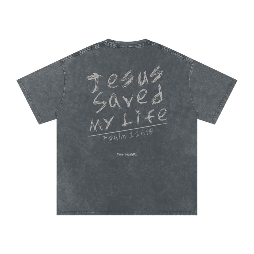 "Washed" Jesus Saved T-Shirt