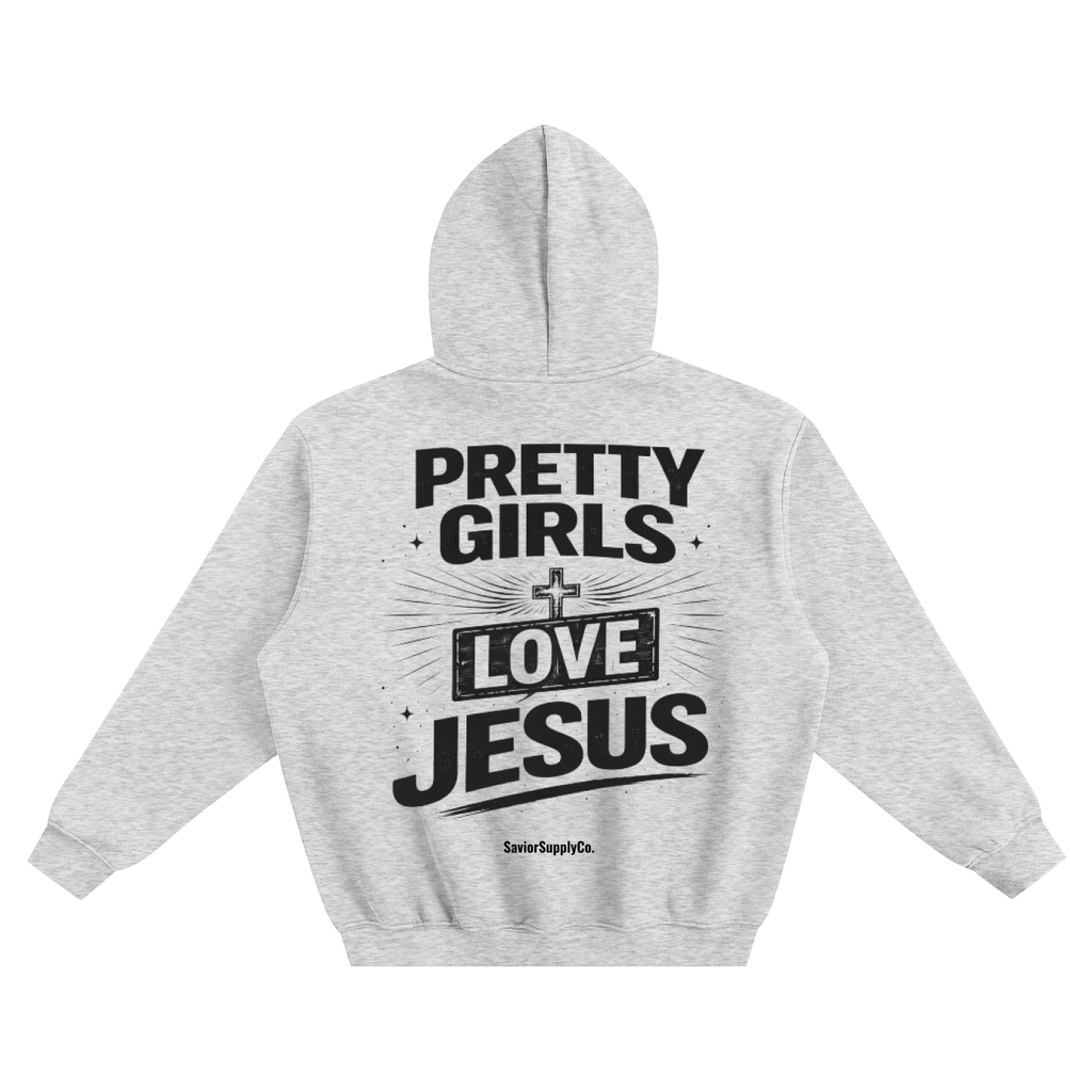 Essential Pretty Girls Love Jesus Hoodie