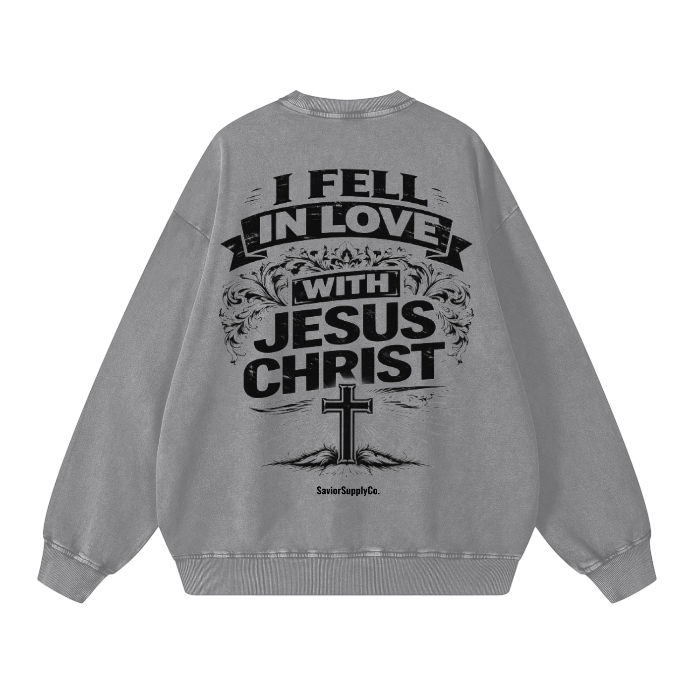 Vintage Fell In Love With Jesus Sweatshirt