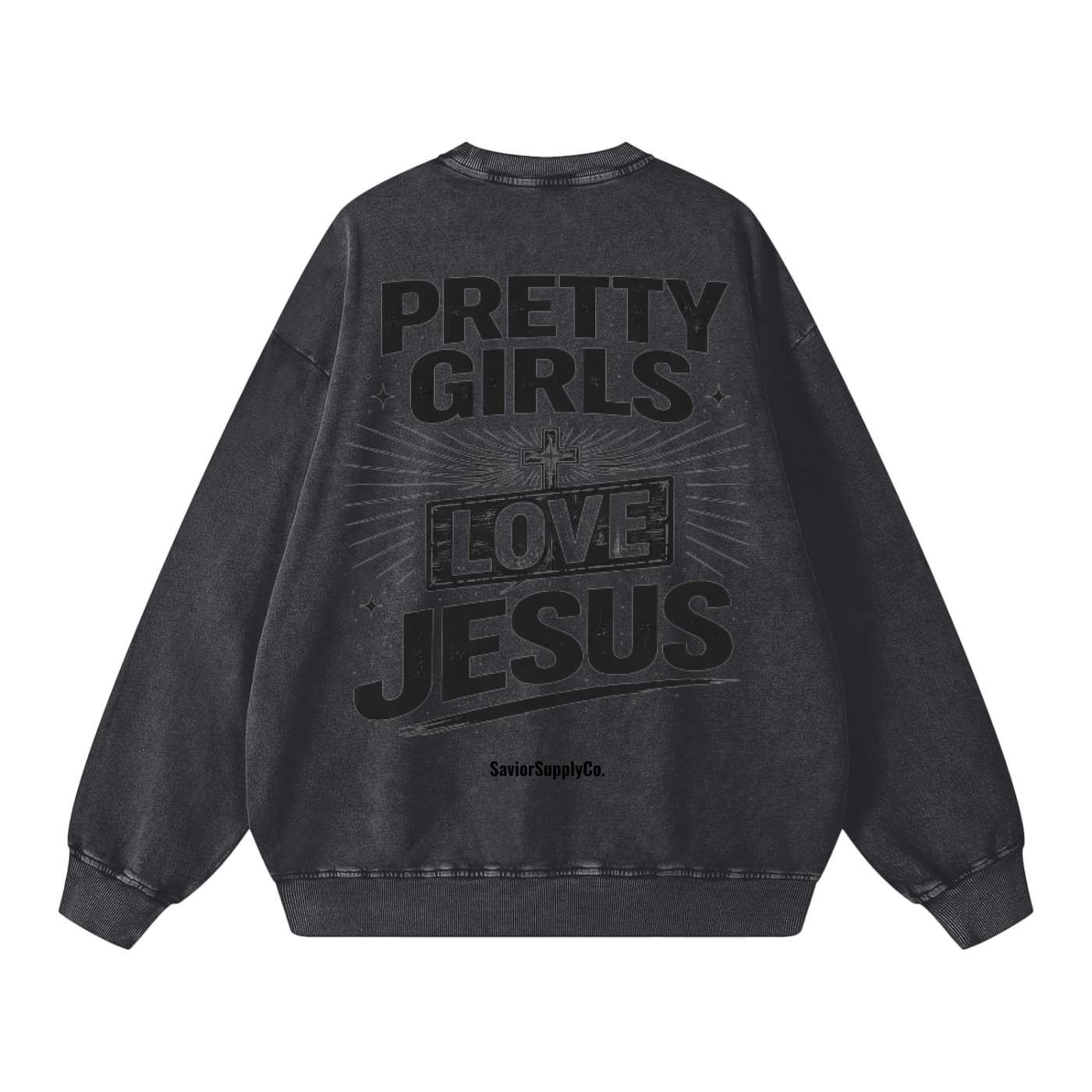 Vintage Pretty Girls Love Jesus Sweatshirt