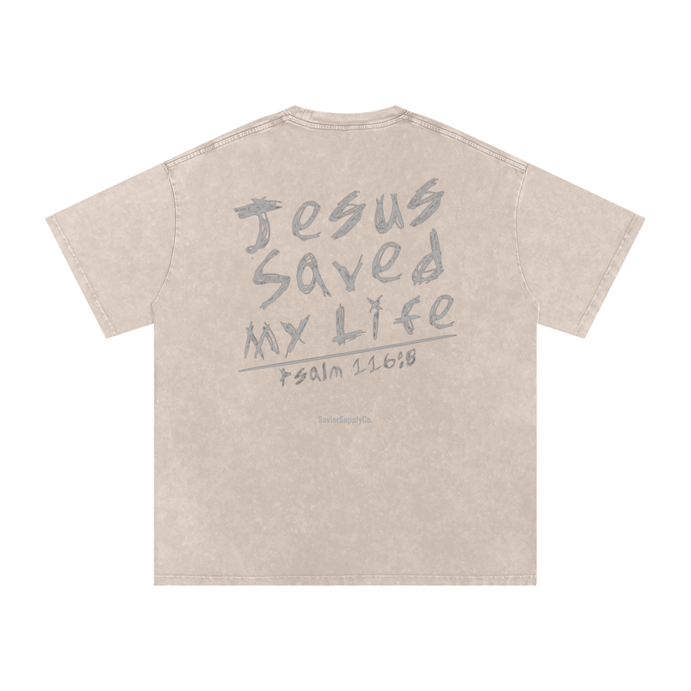 "Washed" Jesus Saved T-Shirt