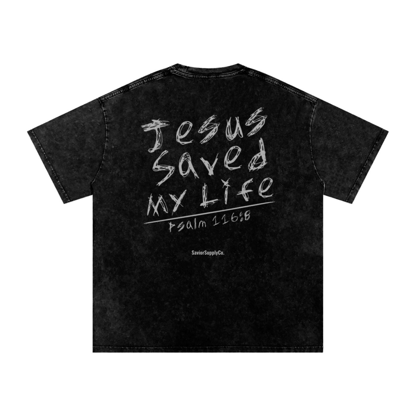 "Washed" Jesus Saved T-Shirt
