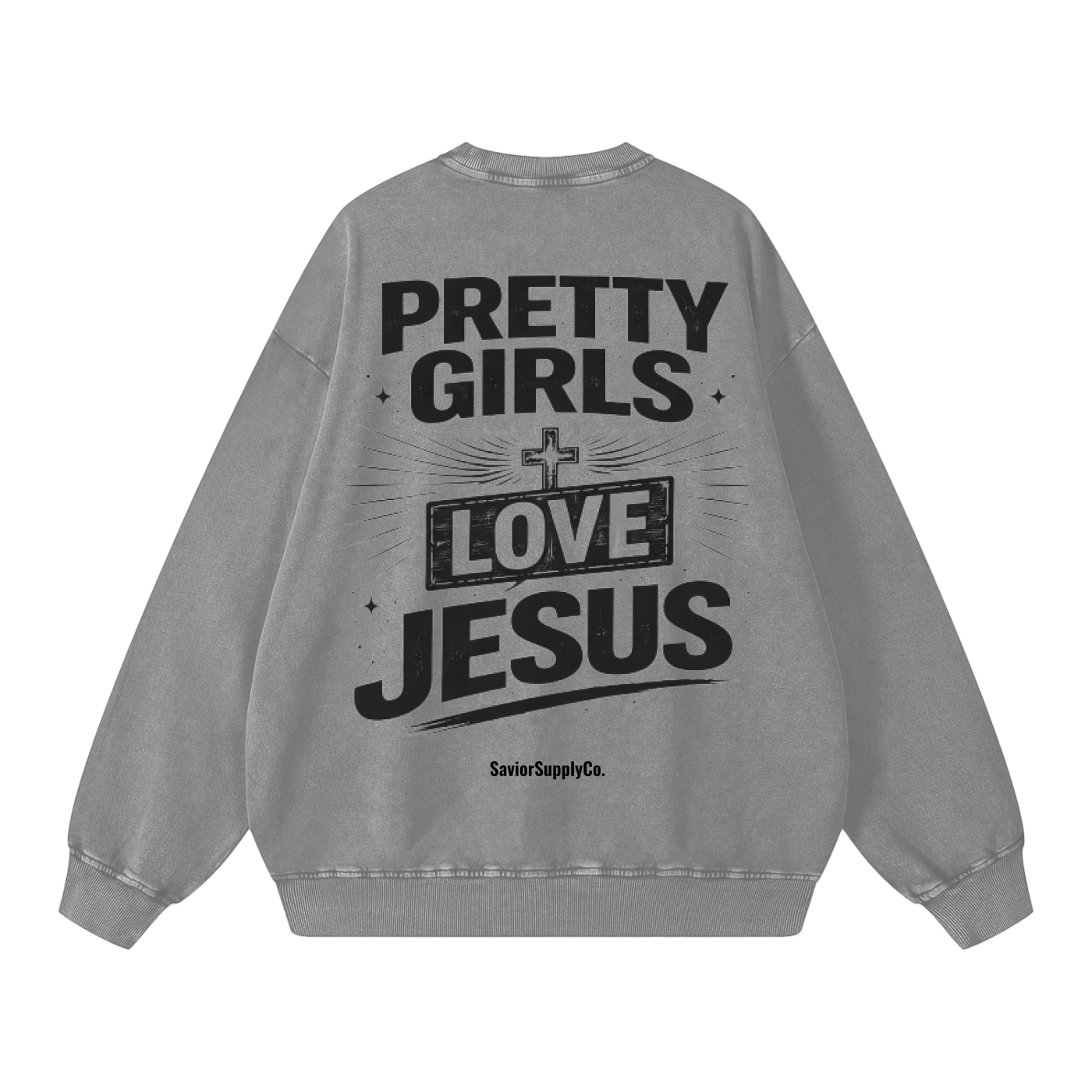 Vintage Pretty Girls Love Jesus Sweatshirt