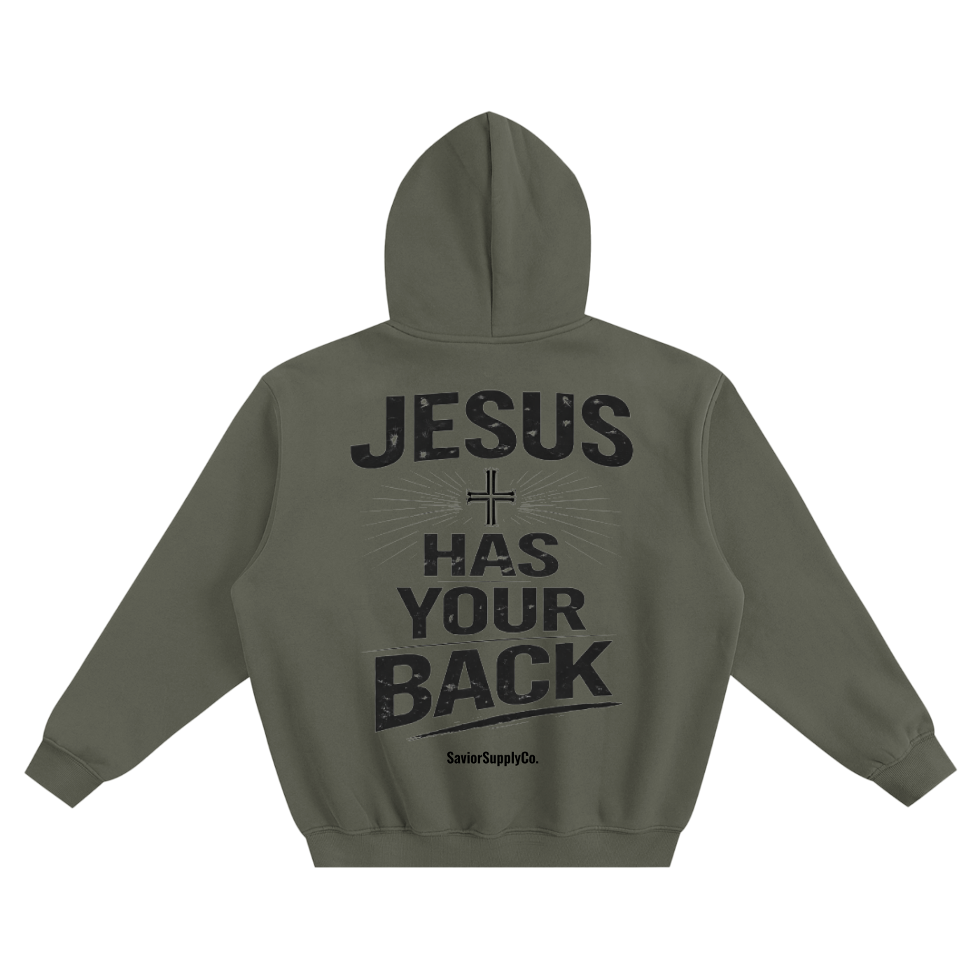 Essential Jesus Has Your Back Hoodie
