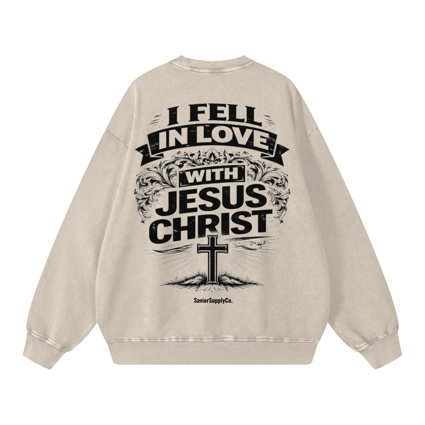 Vintage Fell In Love With Jesus Sweatshirt