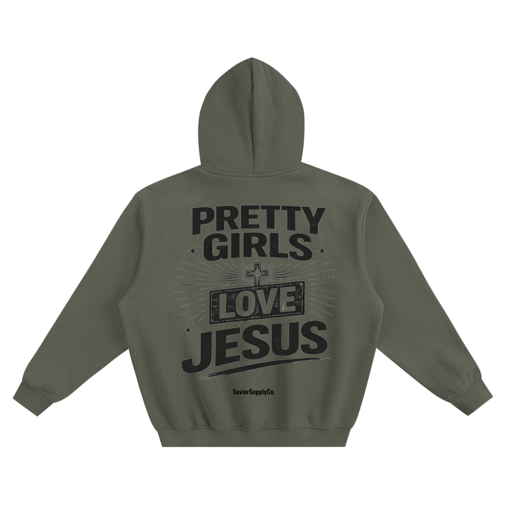 Essential Pretty Girls Love Jesus Hoodie