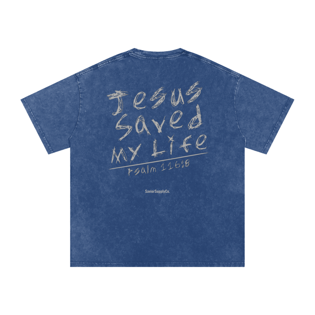 "Washed" Jesus Saved T-Shirt
