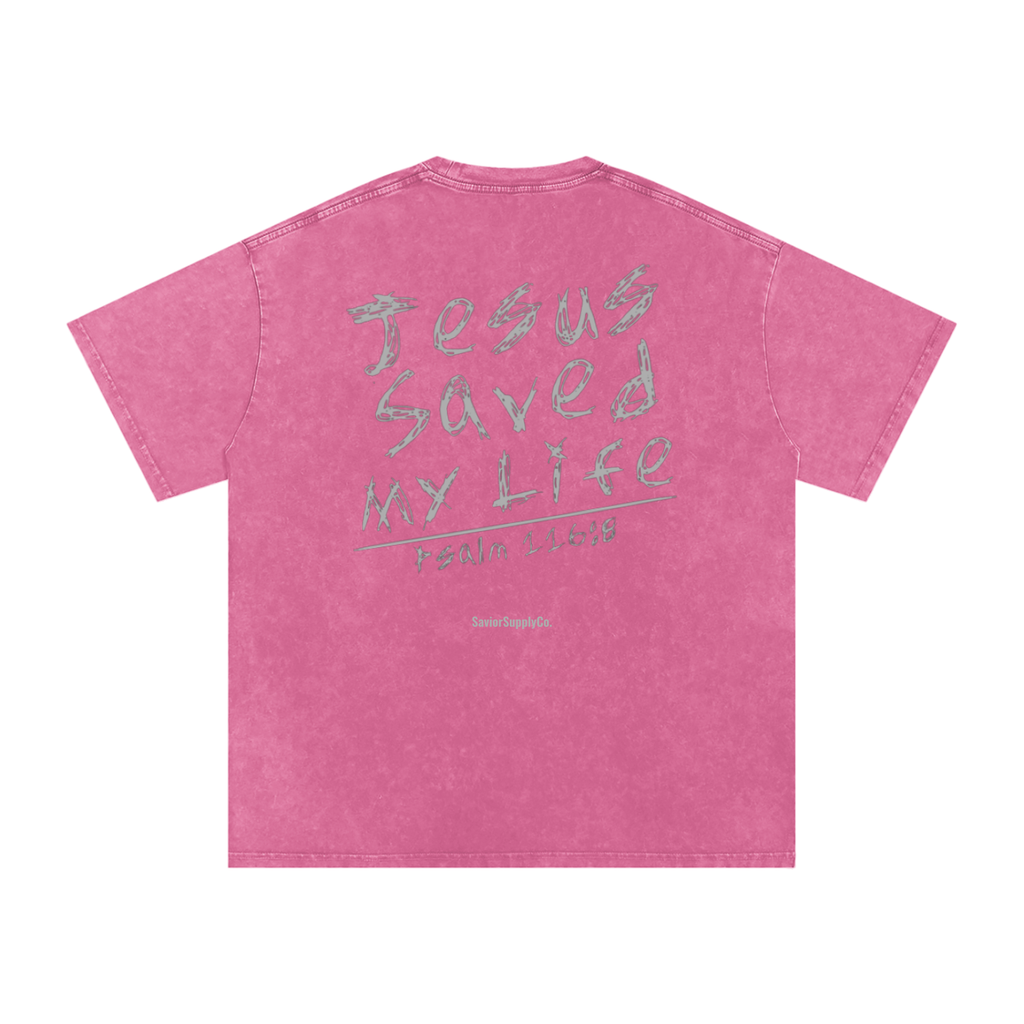 "Washed" Jesus Saved T-Shirt